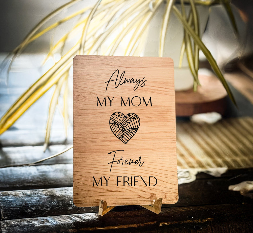 Always My Mom Laser Card