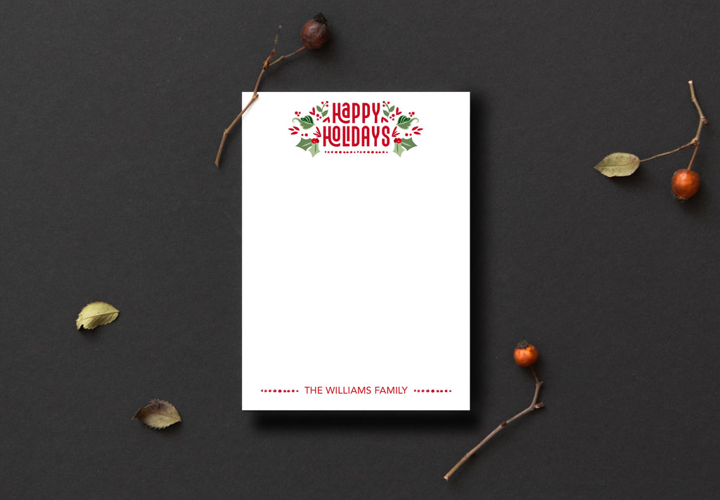 Christmas Note Pad