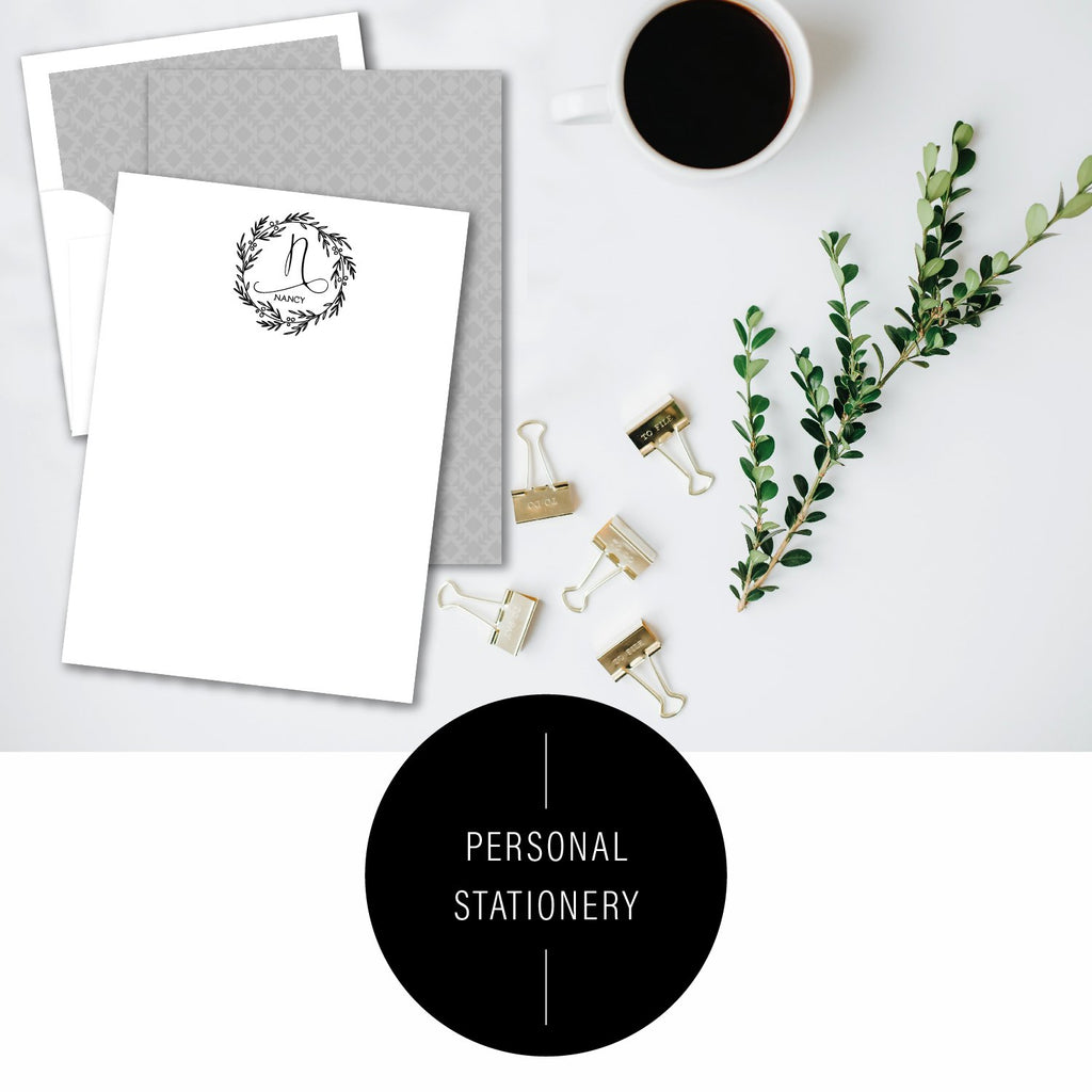 stationery set = personal