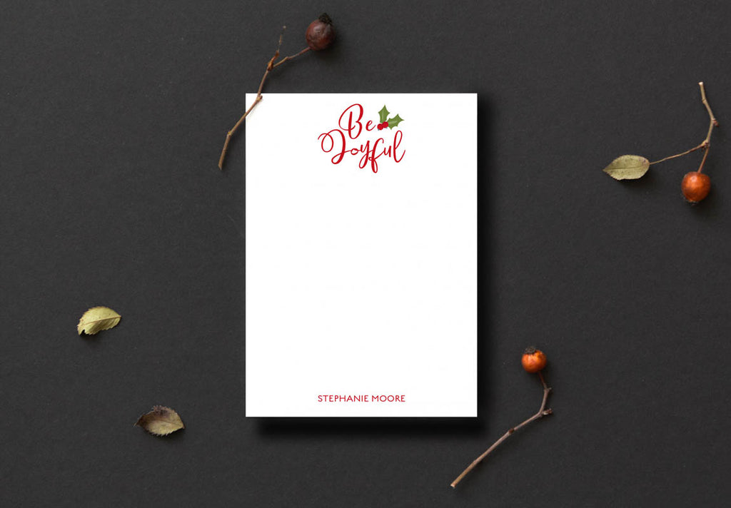 Be Joyful Custom Notepad