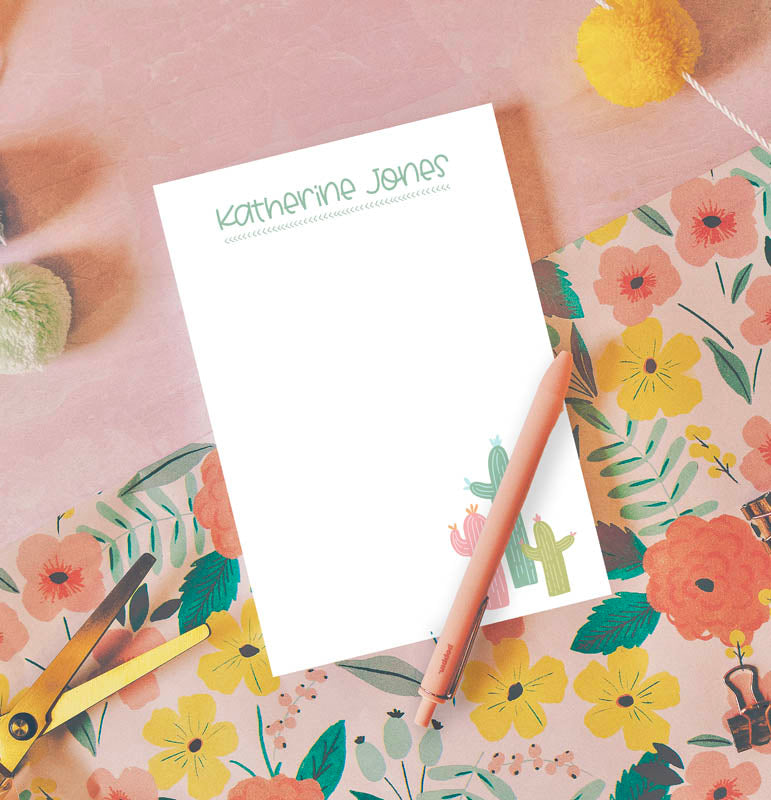 Creamsicle Diamonds Notepad