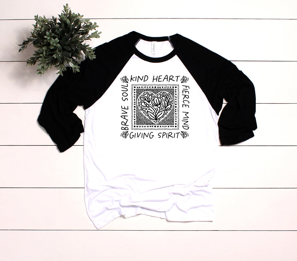 Kind Heart Raglan Tee