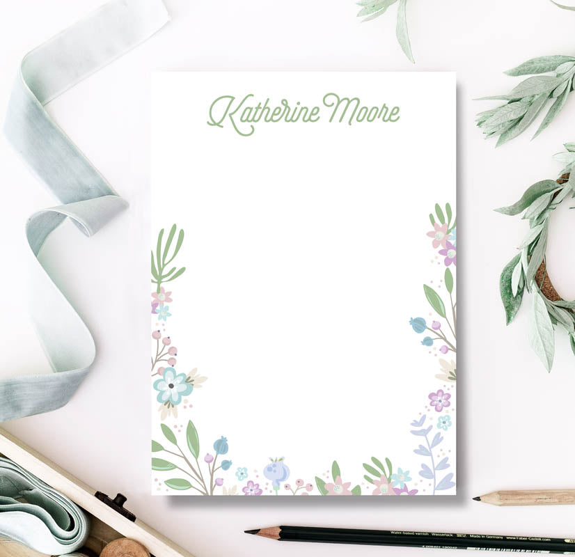 Pastel Posies Note Pad