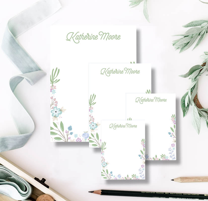 Pastel Posies Note Pad Set