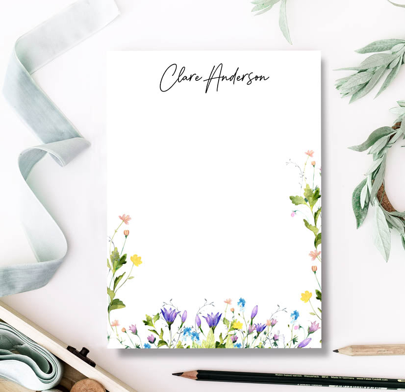 Wildflowers Note Pad