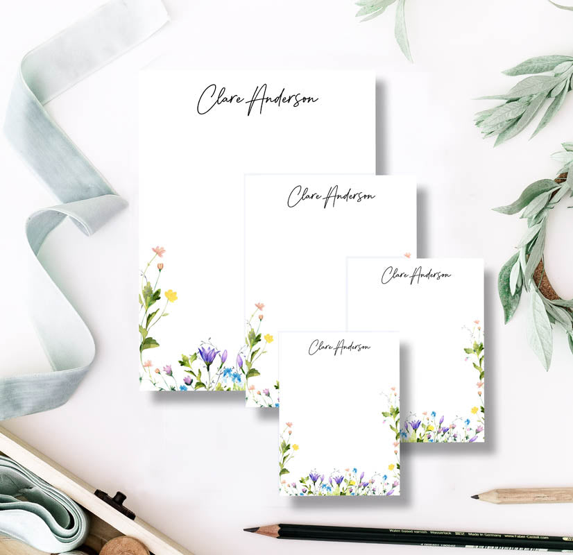 Wildflowers Note Pad