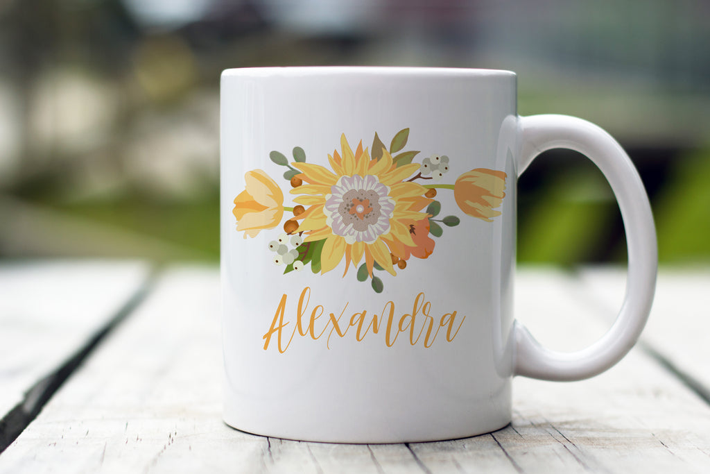 Sunflower Bouquet Coffee Mug