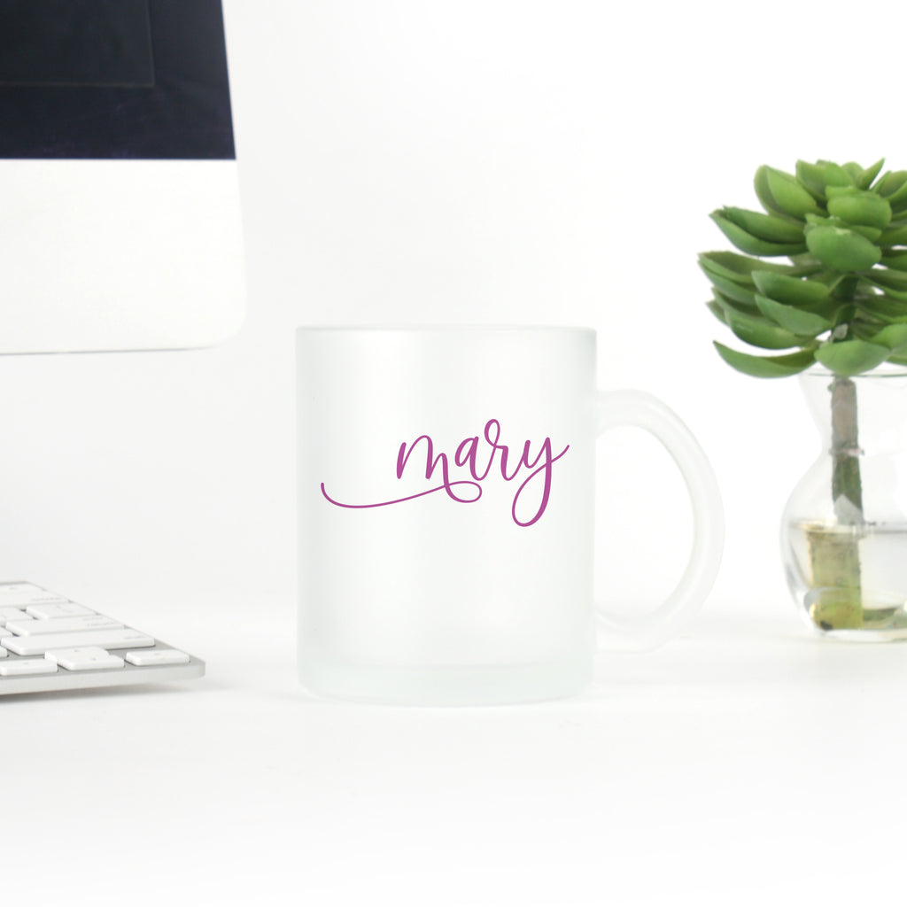 Swash Script Custom Mug