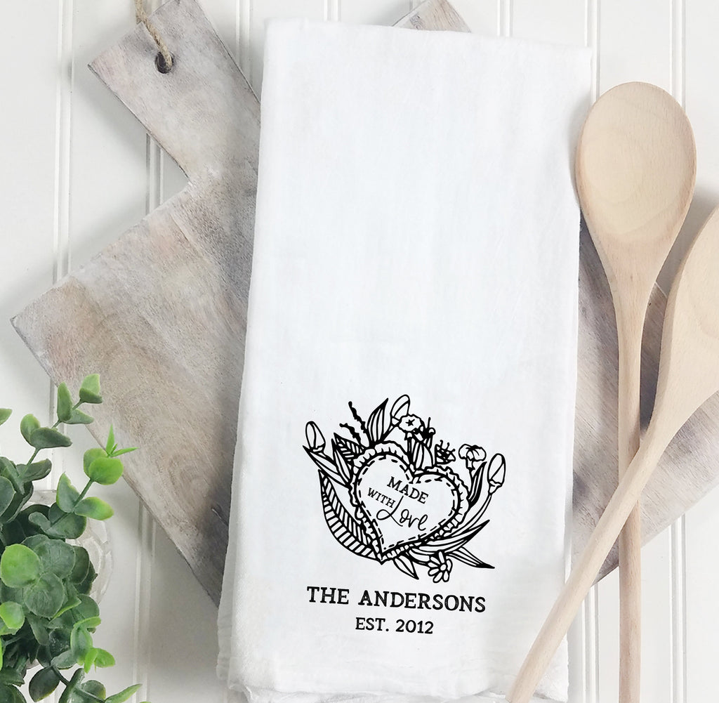 Made with Love Tea Towel